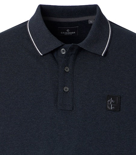 Polo's korte mouw blauw Casa Moda