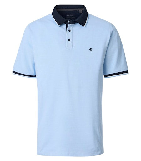 Polo's korte mouw blauw Casa Moda