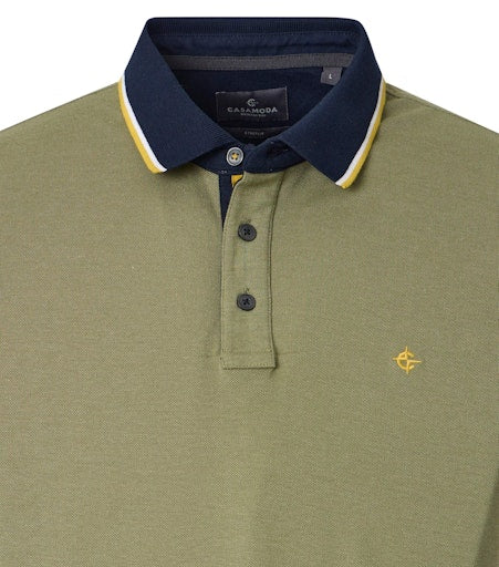 Polo's korte mouw groen Casa Moda