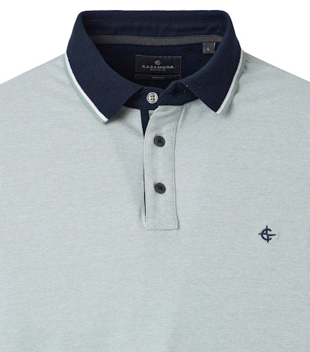 Polo's korte mouw blauw Casa Moda