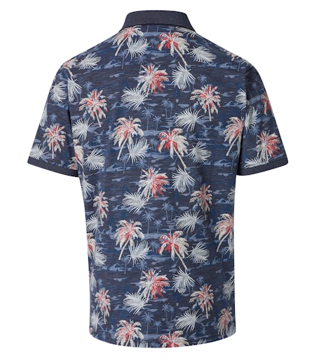 Polo's korte mouw blauw Casa Moda