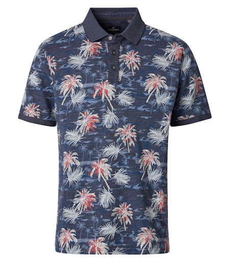 Polo's korte mouw blauw Casa Moda