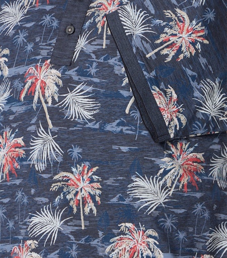 Polo's korte mouw blauw Casa Moda