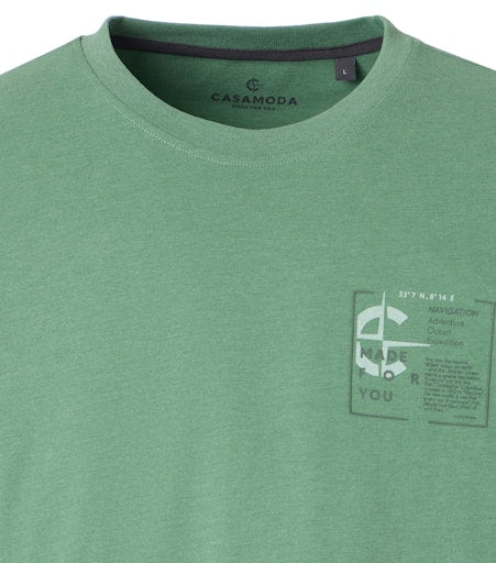 T-shirts korte mouw blauw Casa Moda