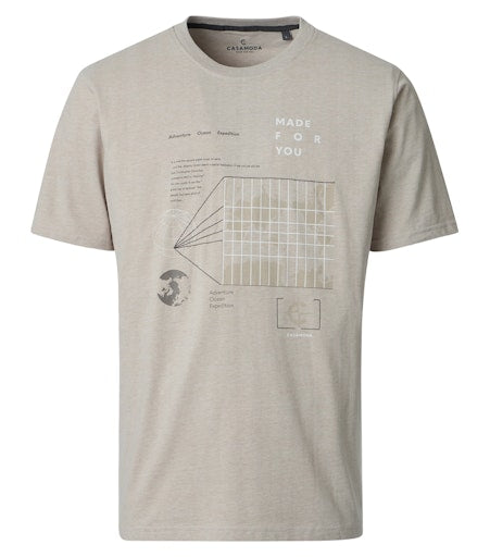 T-shirts korte mouw beige Casa Moda