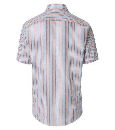 Hemden korte mouw blauw Casa Moda