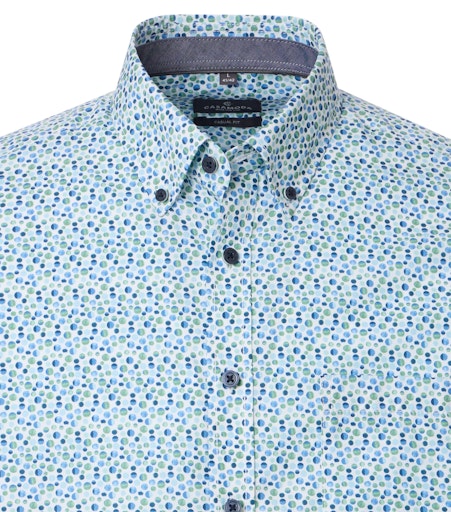 Hemden lange mouw groen Casa Moda