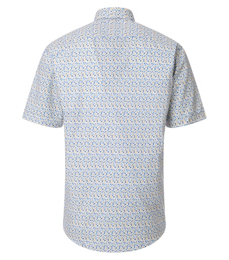 Hemden korte mouw geel Casa Moda