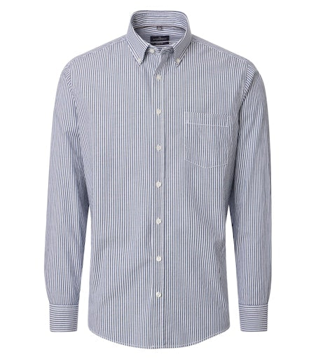 Hemden lange mouw blauw Casa Moda