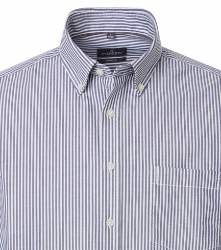 Hemden lange mouw blauw Casa Moda