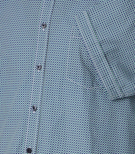 Hemden korte mouw groen Casa Moda