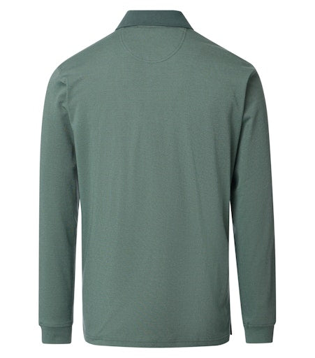 Polo's lange mouw groen Casa Moda