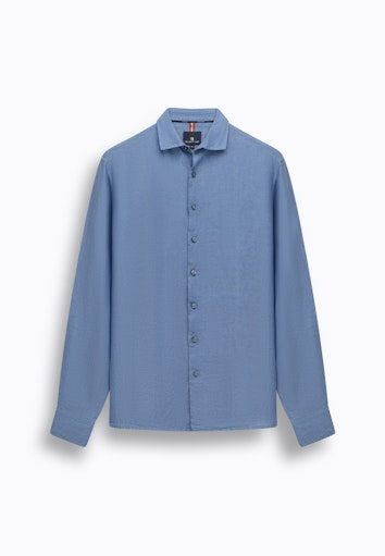 Hemden lange mouw blauw State of Art