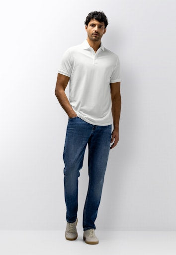 Polo's korte mouw wit State of Art