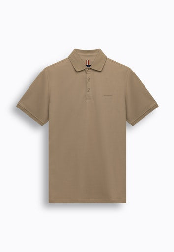 Polo's korte mouw beige State of Art