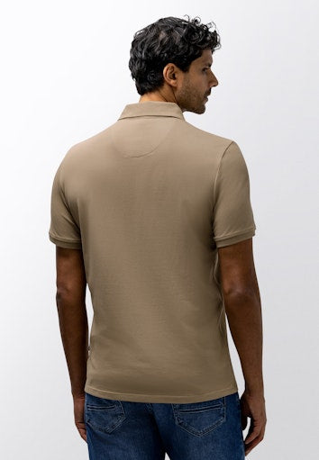 Polo's korte mouw beige State of Art