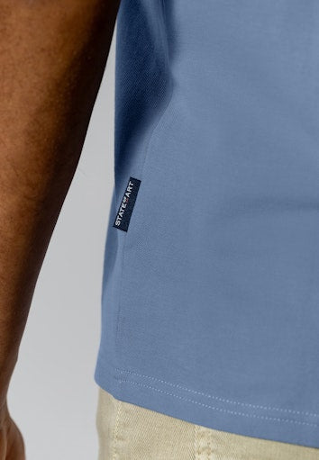 Polo's korte mouw blauw State of Art