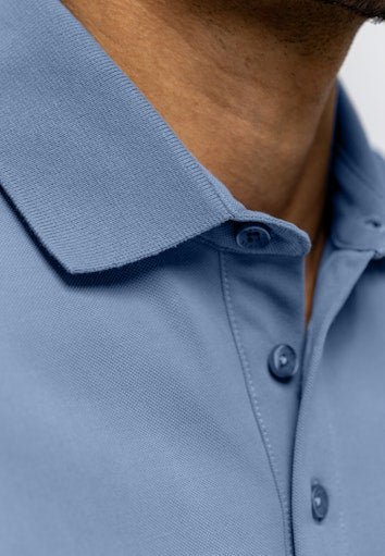 Polo's korte mouw blauw State of Art