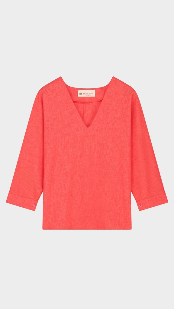 Blouses lange mouw roze BLACK ROSE