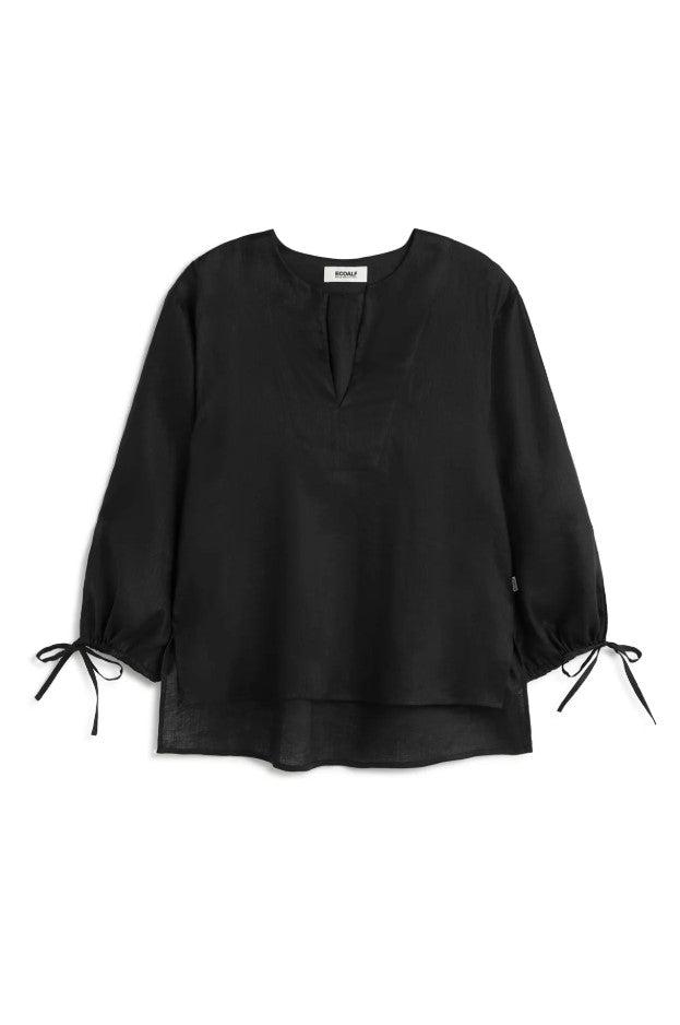 Blouses lange mouw zwart ECOALF