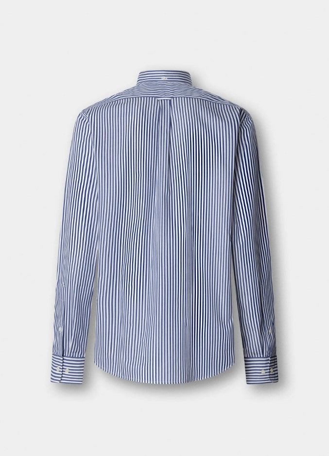 Hemden lange mouw blauw Façonnable