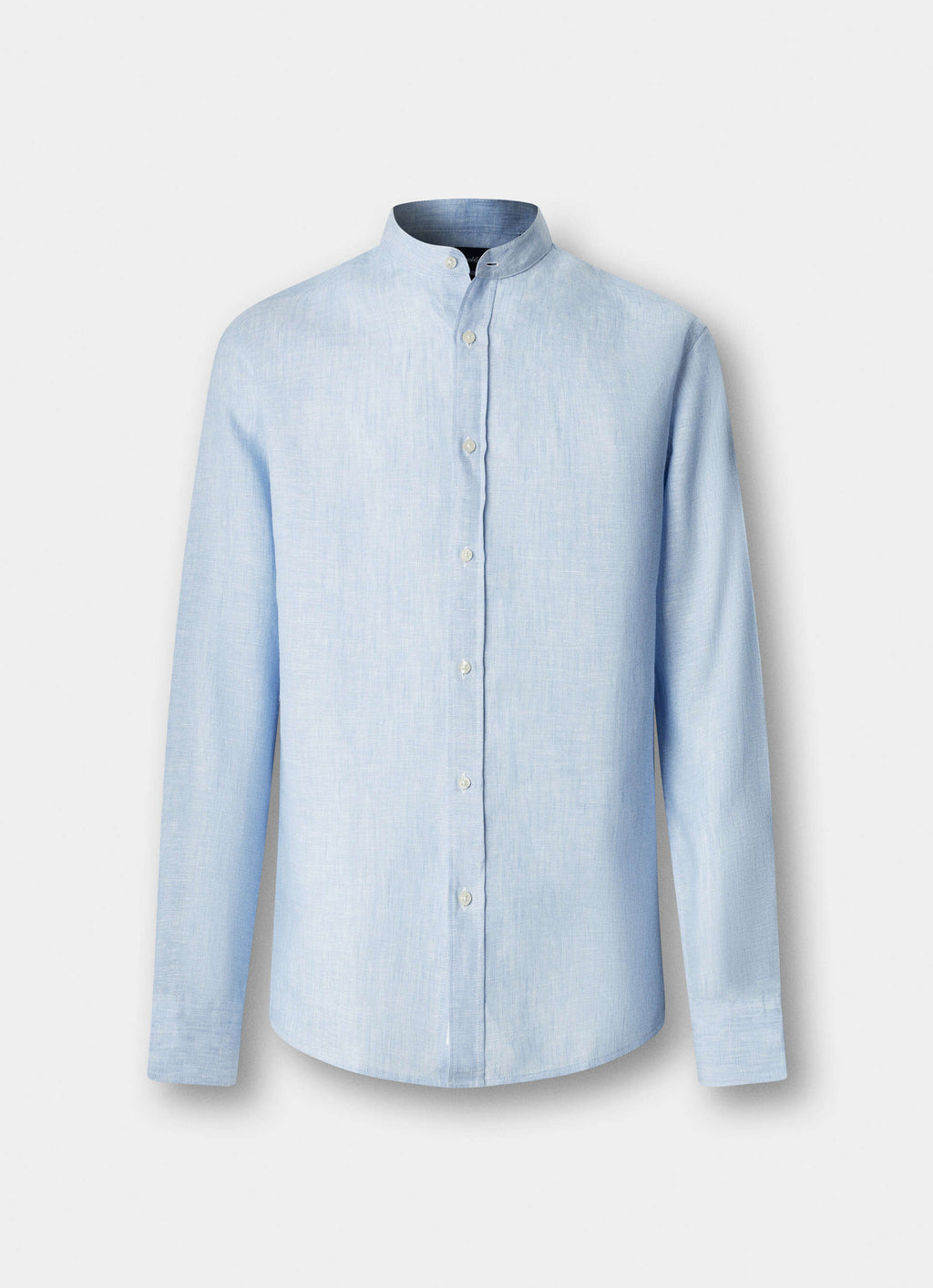 Hemden lange mouw blauw Façonnable