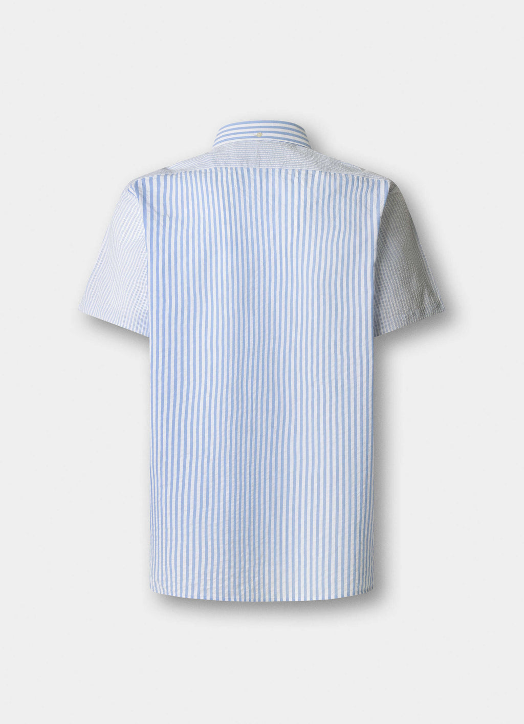 Hemden korte mouw blauw Façonnable