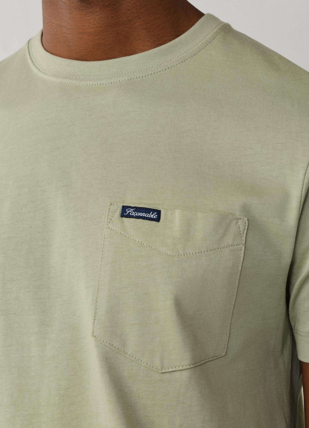 T-shirts korte mouw beige Façonnable