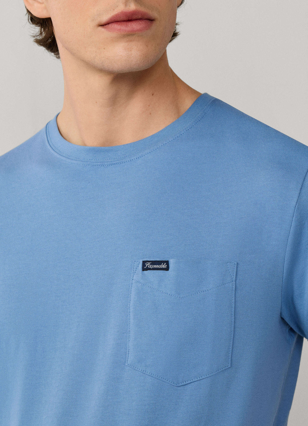 T-shirts korte mouw blauw Façonnable
