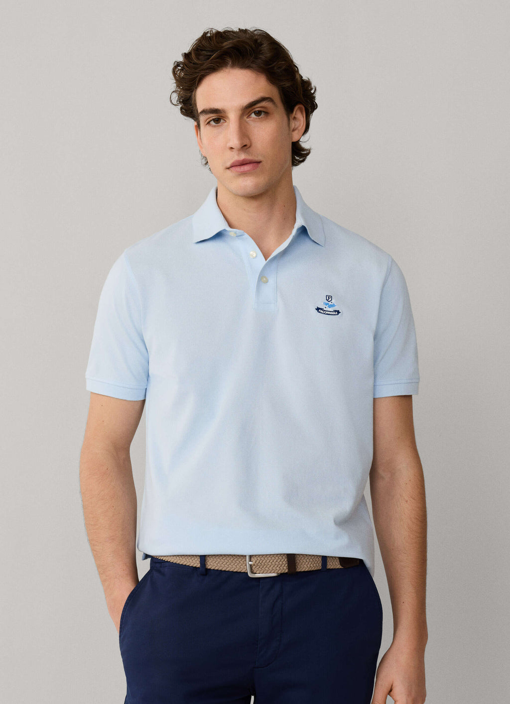 Polo's korte mouw blauw Façonnable