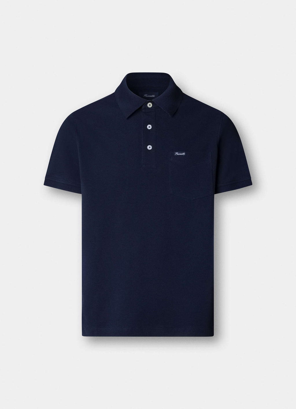 Polo's korte mouw navy Façonnable