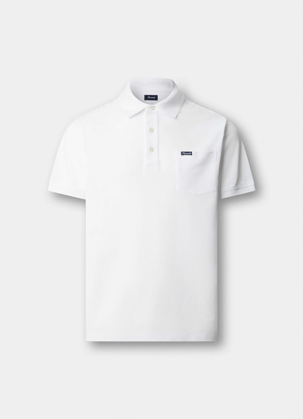 Polo's korte mouw wit Façonnable