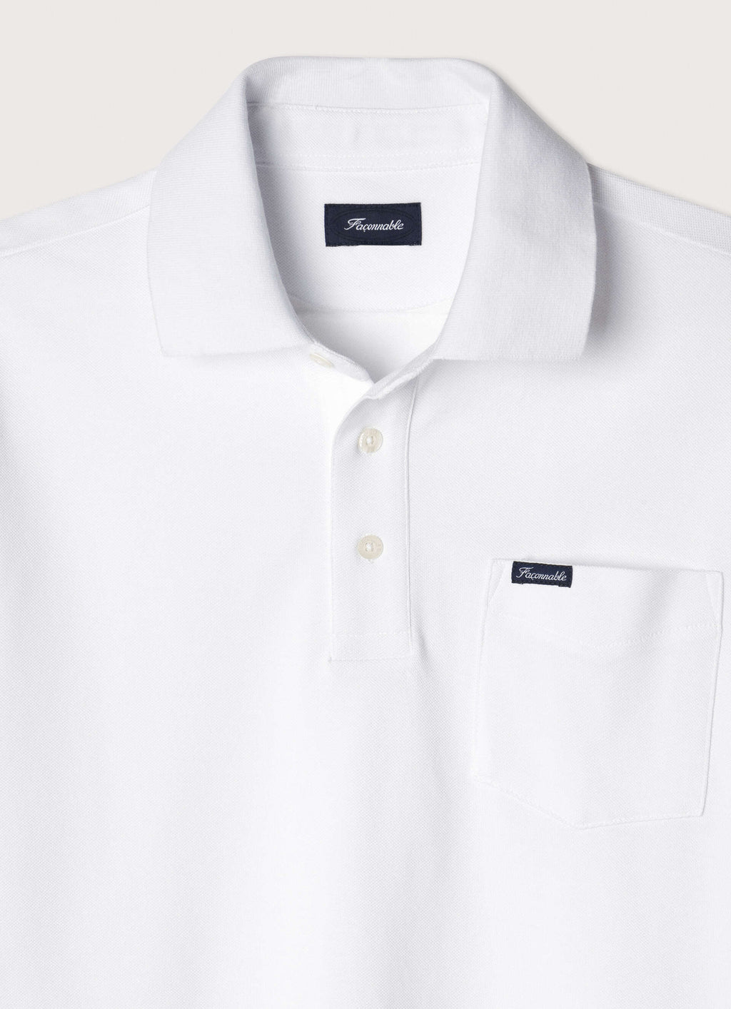 Polo's korte mouw wit Façonnable