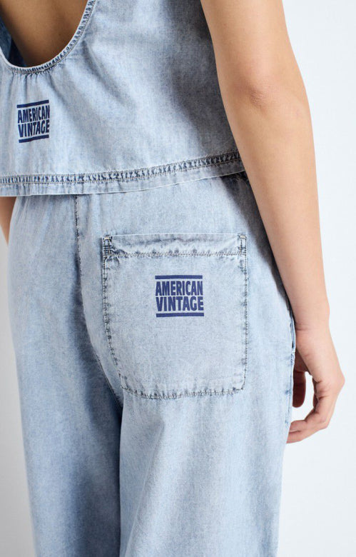 Broeken blauw American Vintage
