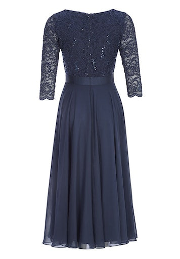 Jurken zonder mouw navy SWING