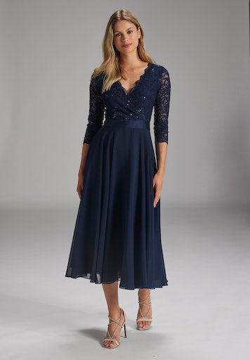 Jurken zonder mouw navy SWING