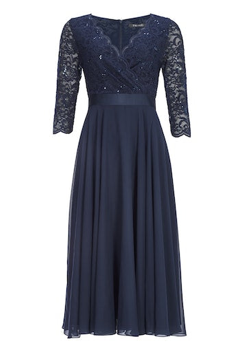 Jurken zonder mouw navy SWING