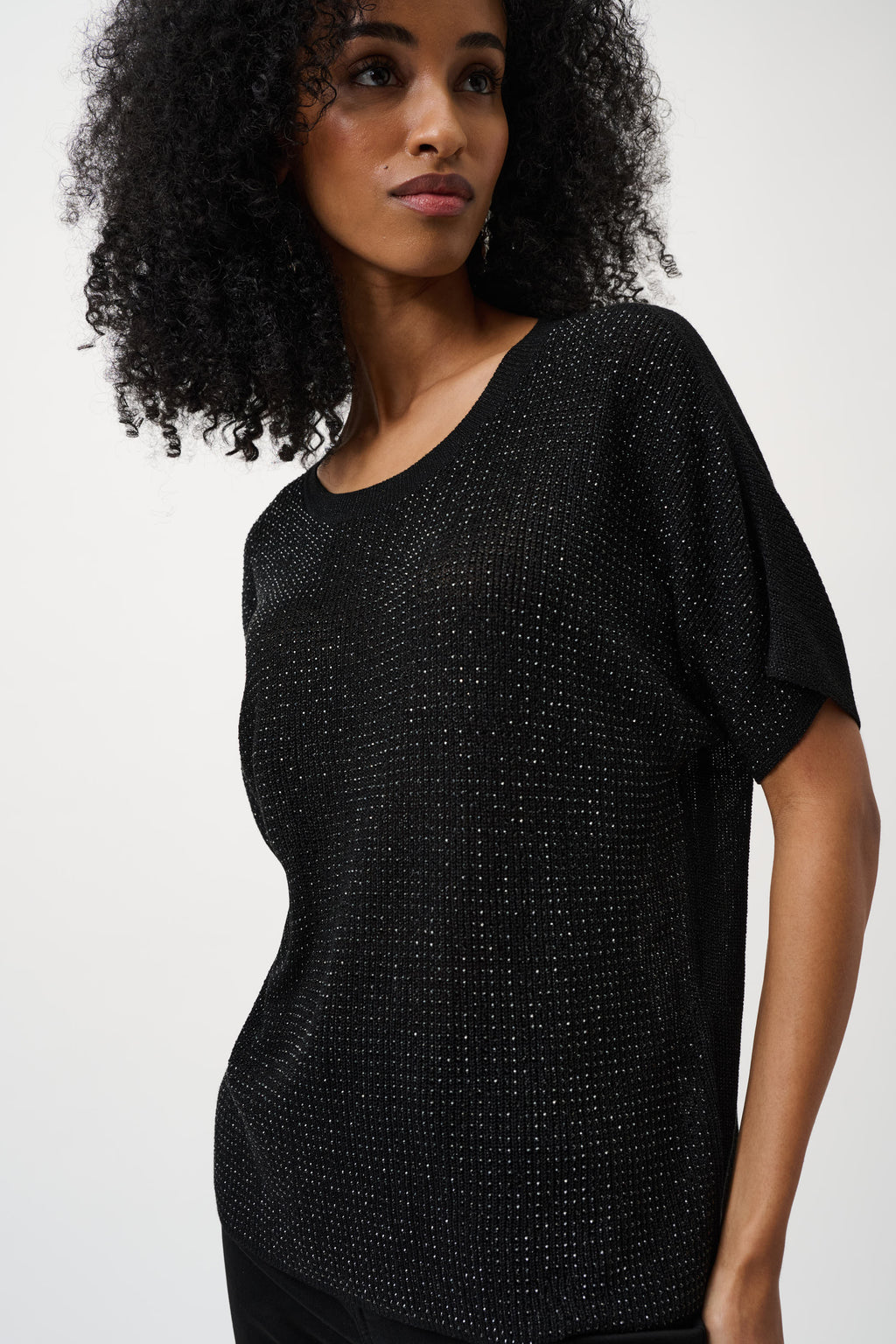 Blouses korte mouw zwart Joseph Ribkoff