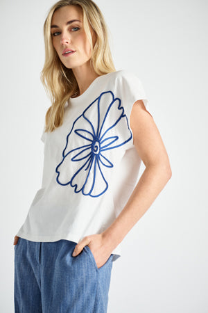 T-shirts korte mouw wit Marie Méro