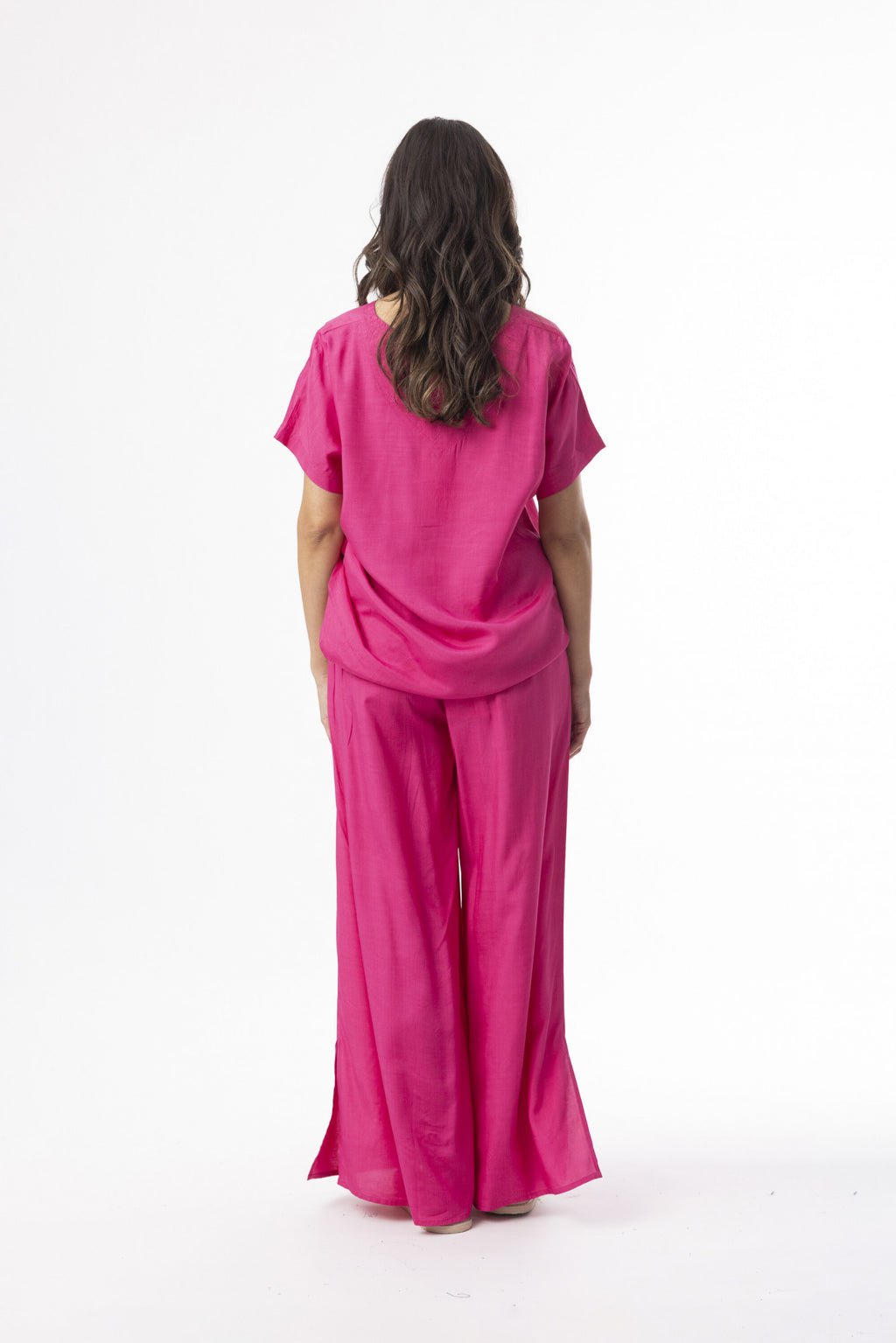 Blouses korte mouw roze Escape