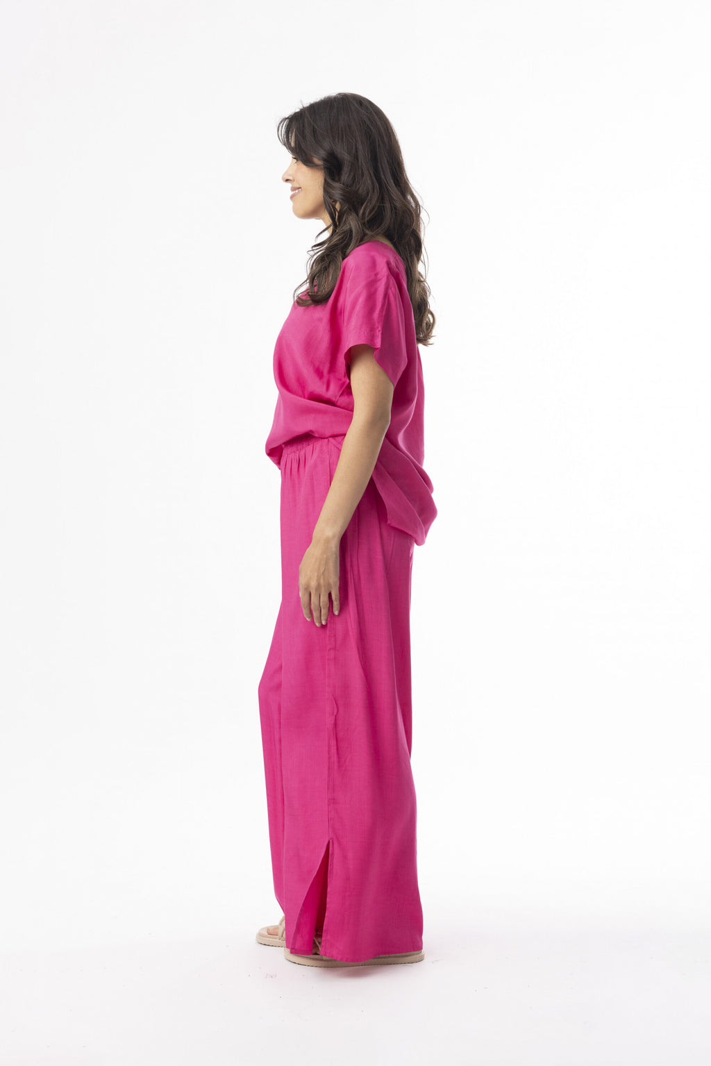 Blouses korte mouw roze Escape