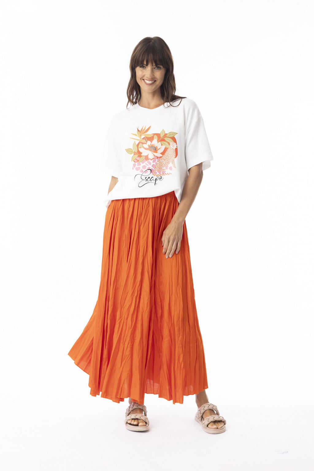 T-shirts korte mouw wit Escape