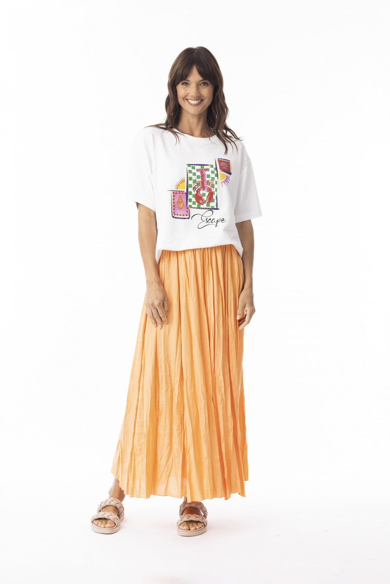 T-shirts korte mouw wit Escape