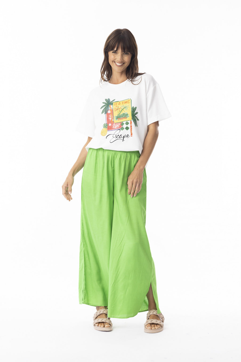 T-shirts korte mouw wit Escape