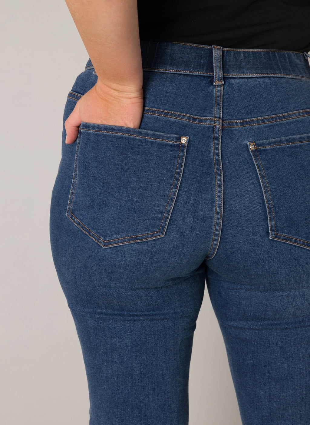 Broeken blauw BASE LEVEL CURVY