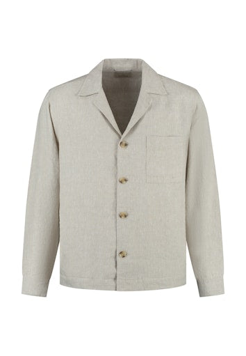 Hemden lange mouw beige Dstrezzed