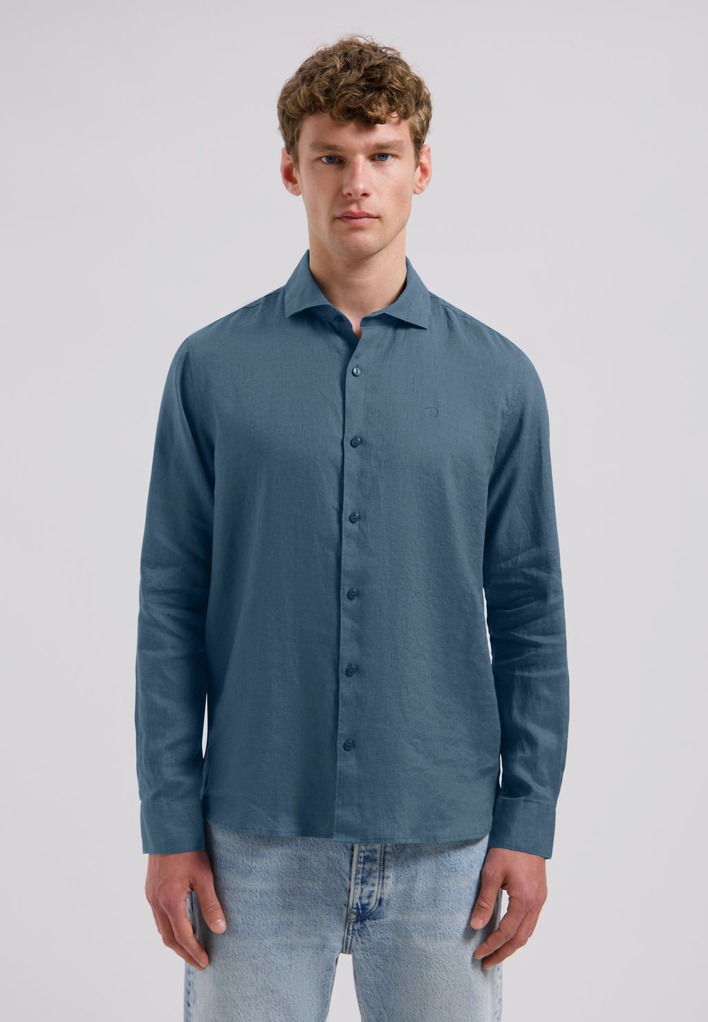 Hemden lange mouw blauw Dstrezzed