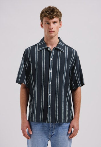 Hemden korte mouw navy Dstrezzed