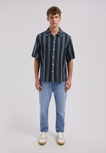 Hemden korte mouw navy Dstrezzed