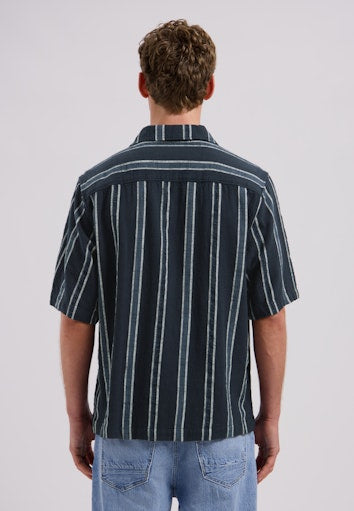 Hemden korte mouw navy Dstrezzed